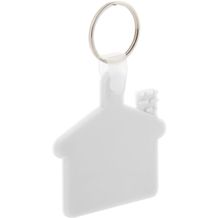 Schlüsselanhänger Cottage (weiß) (Art.-Nr. CA285976)