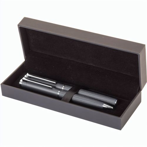 Schreibgeräteset Stripo (Art.-Nr. CA287583) - Elegantes Set aus Kugelschreiber und...
