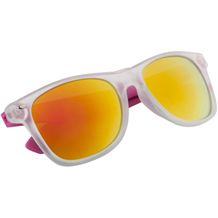 Sonnenbrille Harvey (pink, mattweiß) (Art.-Nr. CA291885)