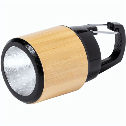 Bambus Tachenlampe Gus (Art.-Nr. CA292593) - Taschenlampe aus ABS-Kunststoff mit...
