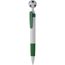Kugelschreiber Basley (grün, weiß) (Art.-Nr. CA302575)
