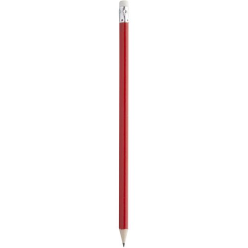 Bleistift Godiva (Art.-Nr. CA307722) - Holzbleistift (HB) mit Radiergummi,...