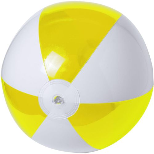 Strandball (ø28 cm) Zeusty (Art.-Nr. CA308525) - Strandball mit 6 Segmenten mit weiße...