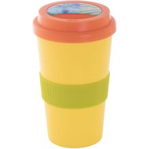 Individualisierbarer Thermobecher CreaCup (orange) (Art.-Nr. CA310126)