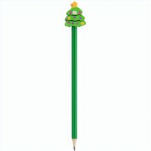 Bleistift mit Weihnachtsfigur, Weihnachtsbaum Ramsvika (grün) (Art.-Nr. CA311553)