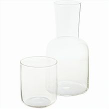 Getränkeset: Karaffe und Glas Palmer (transparent) (Art.-Nr. CA314025)