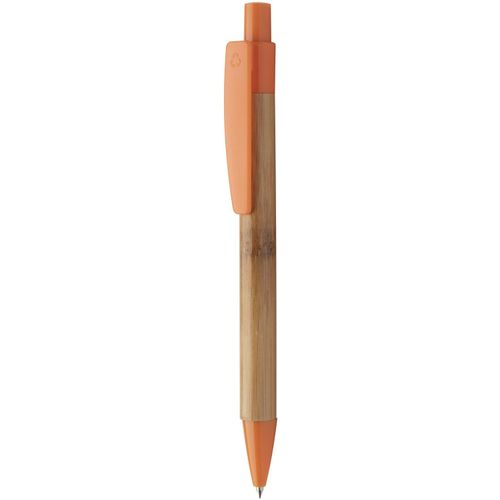 Bambus-Kugelschreiber Colothic (Art.-Nr. CA321697) - Bambus-Kugelschreiber mit Kunststoffclip...