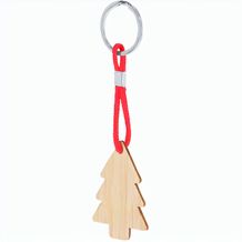 Weihnachtsbaum-Anhänger, Baum Matcher (natur, rot) (Art.-Nr. CA337246)