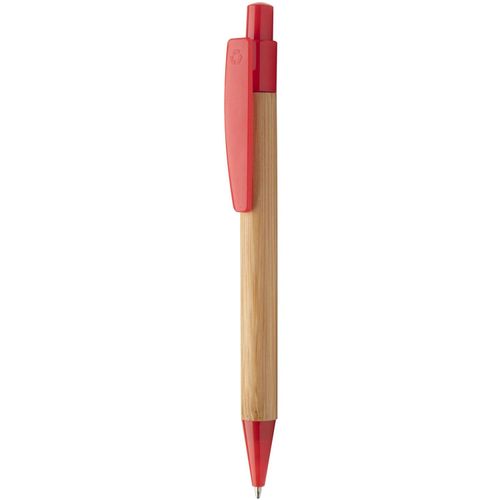 Bambus-Kugelschreiber Colothic (Art.-Nr. CA338015) - Bambus-Kugelschreiber mit Kunststoffclip...