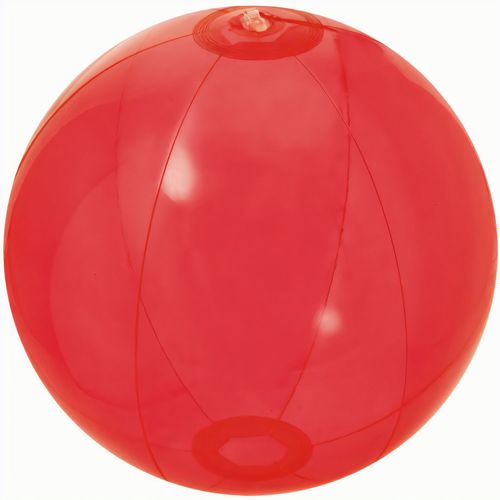 Strandball (ø28 cm) Nemon (Art.-Nr. CA339495) - Transparenter Strandball mit 6 Segmenten...