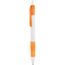 Kugelschreiber Zufer (orange, weiß) (Art.-Nr. CA344072)
