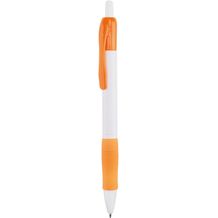 Kugelschreiber Zufer (orange, weiß) (Art.-Nr. CA344072)