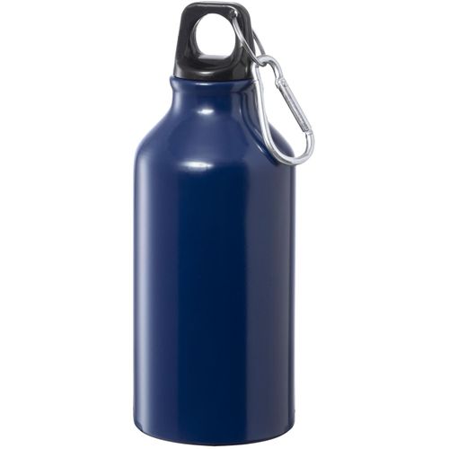 Trinkflasche Mento (Art.-Nr. CA350653) - Aluminium-Trinkflasche mit Karabiner....