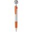 Kugelschreiber Basley (orange, weiß) (Art.-Nr. CA357397)