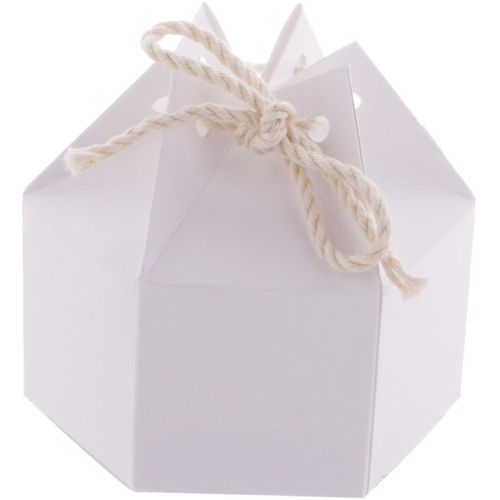 Sechseckige Geschenkbox CreaBox HexaCord S (Art.-Nr. CA364635) - Individuelle, sechseckige Geschenkbox...