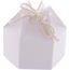 Sechseckige Geschenkbox CreaBox HexaCord S (weiß) (Art.-Nr. CA364635)