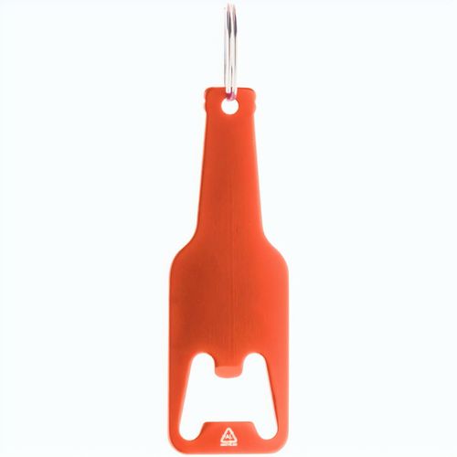 Schlüsselanhänger mit Flaschenöffner Kaipi (Art.-Nr. CA369923) - Flaschenöffner aus recyceltem Aluminium...