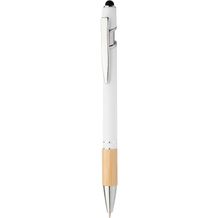 Touchpen mit Kugelschreiber Bonnel (weiß) (Art.-Nr. CA372166)