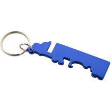 Flaschenöffner/Schlüsselanhänger Peterby (blau) (Art.-Nr. CA372537)