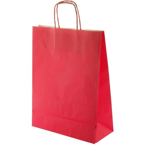 Papier-Einkaufstasche Mall (Art.-Nr. CA377612) - Papier-Einkaufstasche mit farbigen,...