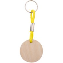 Individueller Schlüsselanhänger Woody Plus A (gelb) (Art.-Nr. CA386471)