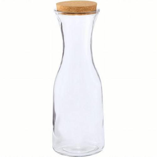 Karaffe Lonpel (Art.-Nr. CA393967) - Wasser-/Weinkaraffe aus Glas mit Korkdec...
