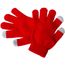Touchscreen Handschuhe für Kinder Pigun (rot, grau) (Art.-Nr. CA395782)
