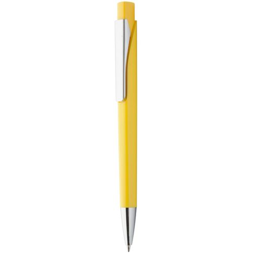 Kugelschreiber Silter (Art.-Nr. CA404938) - Kunststoff-Kugelschreiber mit silbernem...