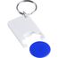 Schlüsselanhänger mit Einkaufswagenchip Zabax (blau) (Art.-Nr. CA412390)