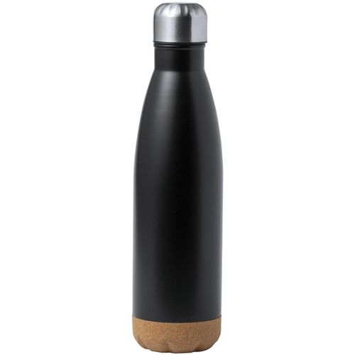 Edelstahl-Trinkflasche Kraten (Art.-Nr. CA415153) - Edelstahl-Trinkflasche mit Boden aus...