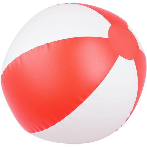 Strandball (ø23 cm) Waikiki (Art.-Nr. CA437780) - 6 Panel Strandball mit weißen und farbi...