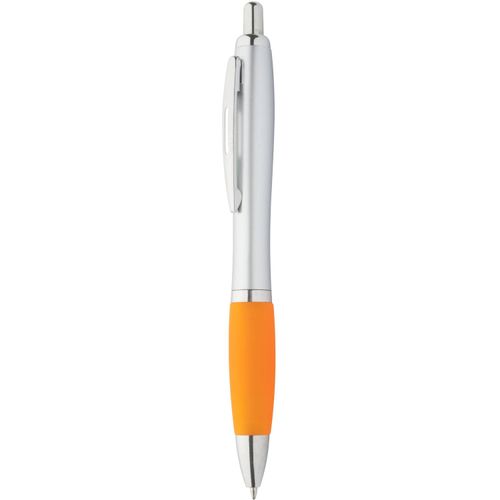 Kugelschreiber Lumpy Black (Art.-Nr. CA438180) - Kunststoff-Kugelschreiber mit silbernem...