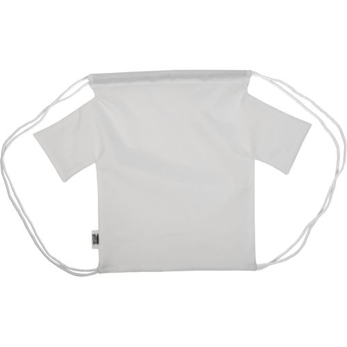 Individueller Turnbeutel CreaDraw T Kids RPET (Art.-Nr. CA444441) - Individuelles Turnbeutel in T-Shirt-Form...
