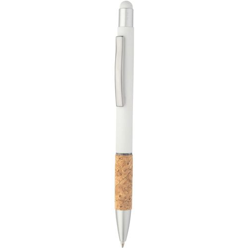 Touchpen mit Kugelschreiber Corbox (Art.-Nr. CA445554) - Kugelschreiber/Touchpen aus Aluminium...