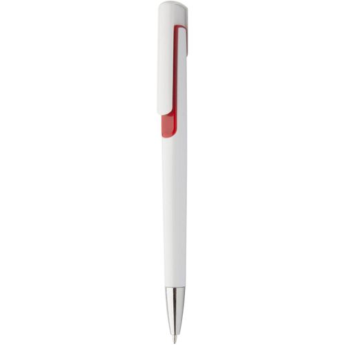 Kugelschreiber Rubri (Art.-Nr. CA455647) - Kunststoff-Kugelschreiber mit verchromte...