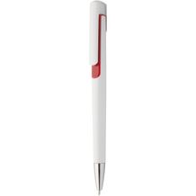 Kugelschreiber Rubri (rot, weiß) (Art.-Nr. CA455647)