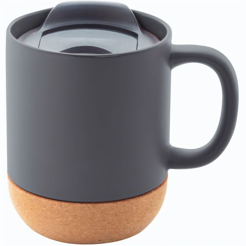 Tasse Komagu (Art.-Nr. CA461958) - Hochwertige Keramiktasse mit Naturkorkbo...