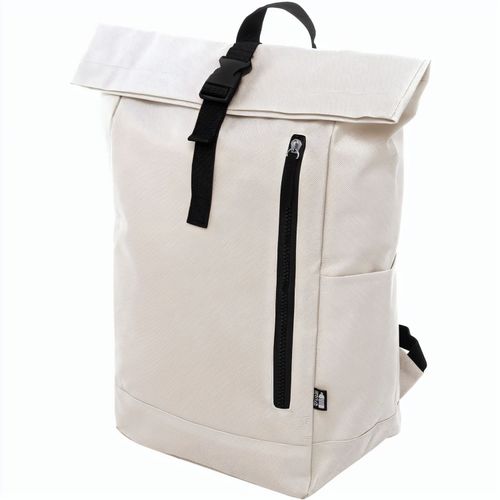 REPT Rucksack Reback (Art.-Nr. CA467996) - RPET-Rolltop-Rucksack mit Schnallenversc...