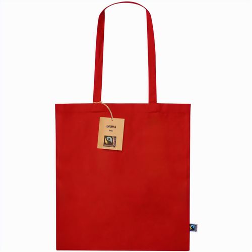 Fairtrade Einkaufstasche Inova (Art.-Nr. CA474683) - Farbige Einkaufstasche mit langen...