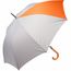 Regenschirm Stratus (grau, orange) (Art.-Nr. CA478311)