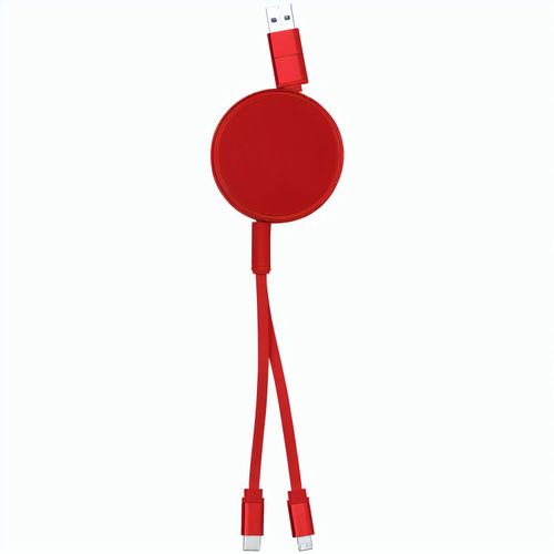 USB Ladekabel Freud (Art.-Nr. CA478437) - Ausziehbares USB-Ladekabel aus recycelte...