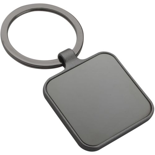 Schlüsselanhänger Wesson (Art.-Nr. CA483564) - Quadratischer Schlüsselanhänger a...