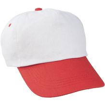 Baseball Kappe Sport (weiß, rot) (Art.-Nr. CA493032)