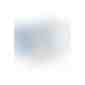 Glas-Quader Macon (Art.-Nr. CA494214) - Kleiner Glasquader. Einzeln in blauer...