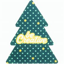 Individuelles Weihnachts-Brillenreinigungstuch CreaClean Xmas (weiß) (Art.-Nr. CA497549)