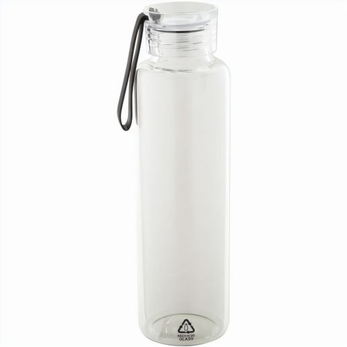 Flasche aus recyceltem Glas Vitrem (Art.-Nr. CA499559) - Flasche aus recyceltem Glas mit Deckel...