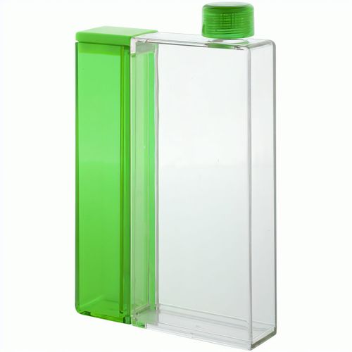 Trinkflasche Flisk (Art.-Nr. CA502635) - Rechteckige, transparente Kunststoff-Fla...
