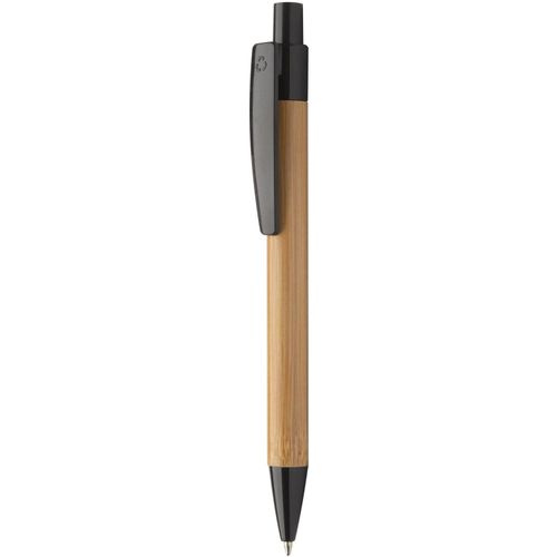 Bambus-Kugelschreiber Colothic (Art.-Nr. CA508381) - Bambus-Kugelschreiber mit Kunststoffclip...