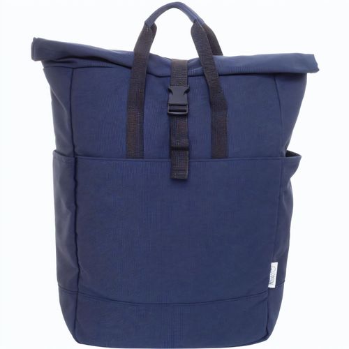 Recycelten Canvas Rucksack Rebyss Roll (Art.-Nr. CA510997) - Rolltop-Rucksack aus recycelten Canvas...