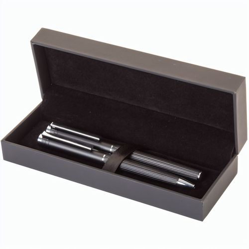 Schreibgeräteset Stripo (Art.-Nr. CA516993) - Elegantes Set aus Kugelschreiber und...